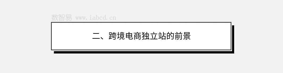 二、跨境電商獨立站的前景