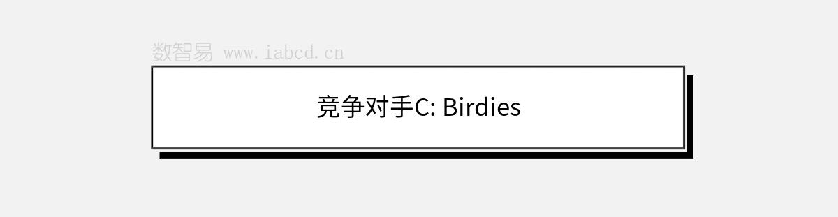 競(jìng)爭(zhēng)對(duì)手C: Birdies
