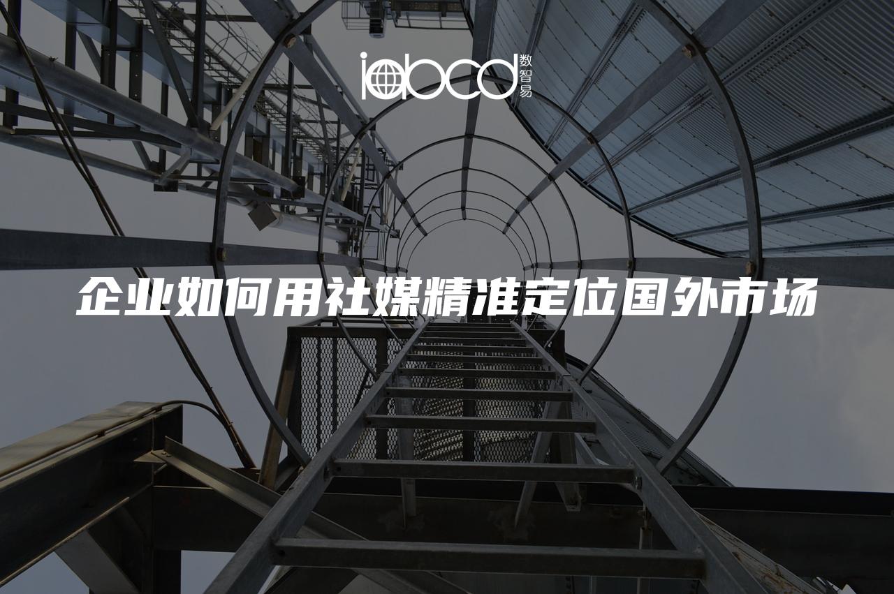 企業(yè)如何用社媒精準(zhǔn)定位國外市場